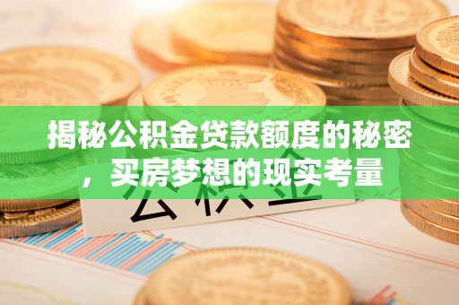 栾城揭秘公积金贷款额度的秘密，买房梦想的现实考量