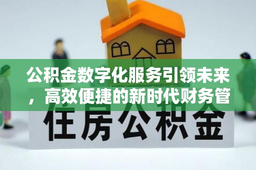 栾城公积金数字化服务引领未来，高效便捷的新时代财务管理