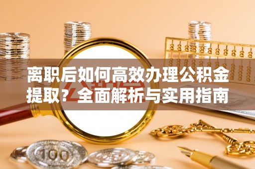栾城离职后如何高效办理公积金提取？全面解析与实用指南
