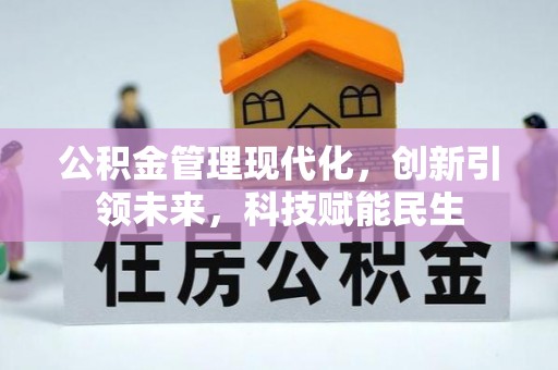 栾城公积金管理现代化，创新引领未来，科技赋能民生