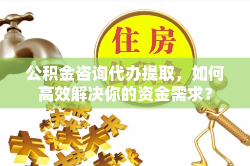 栾城公积金咨询代办提取，如何高效解决你的资金需求？