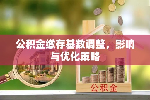 栾城公积金缴存基数调整，影响与优化策略